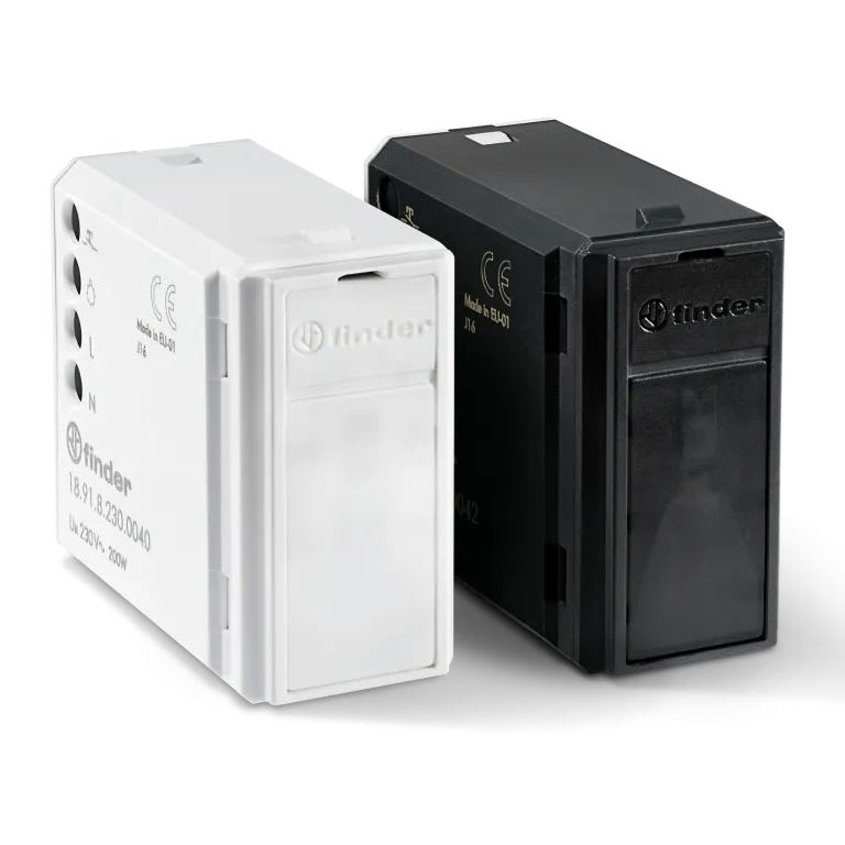 Finder - Détecteur de mouvement infrarouge 1NO 200W 230V AC, blanc