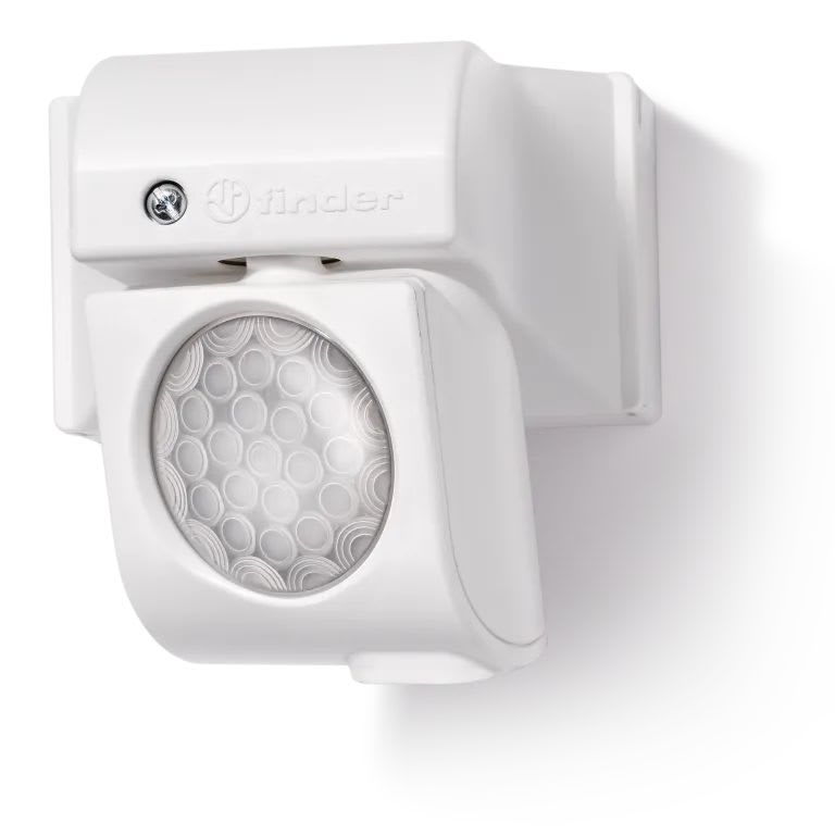 Finder - Détecteur de mouvement infrarouge 1NO 10A 230V AC, IP55, bornes Push-in