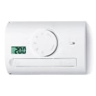 Finder - Thermostat 1 inverseur 5A, IP20, sélecteur jour/nuit, 2 piles 1,5V, blanc