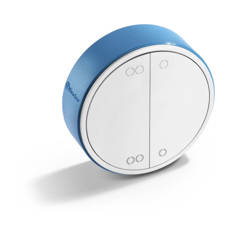 Finder - Bouton poussoir BEYON 4 canaux, YESLY, blanc, pose libre, Bluetooth