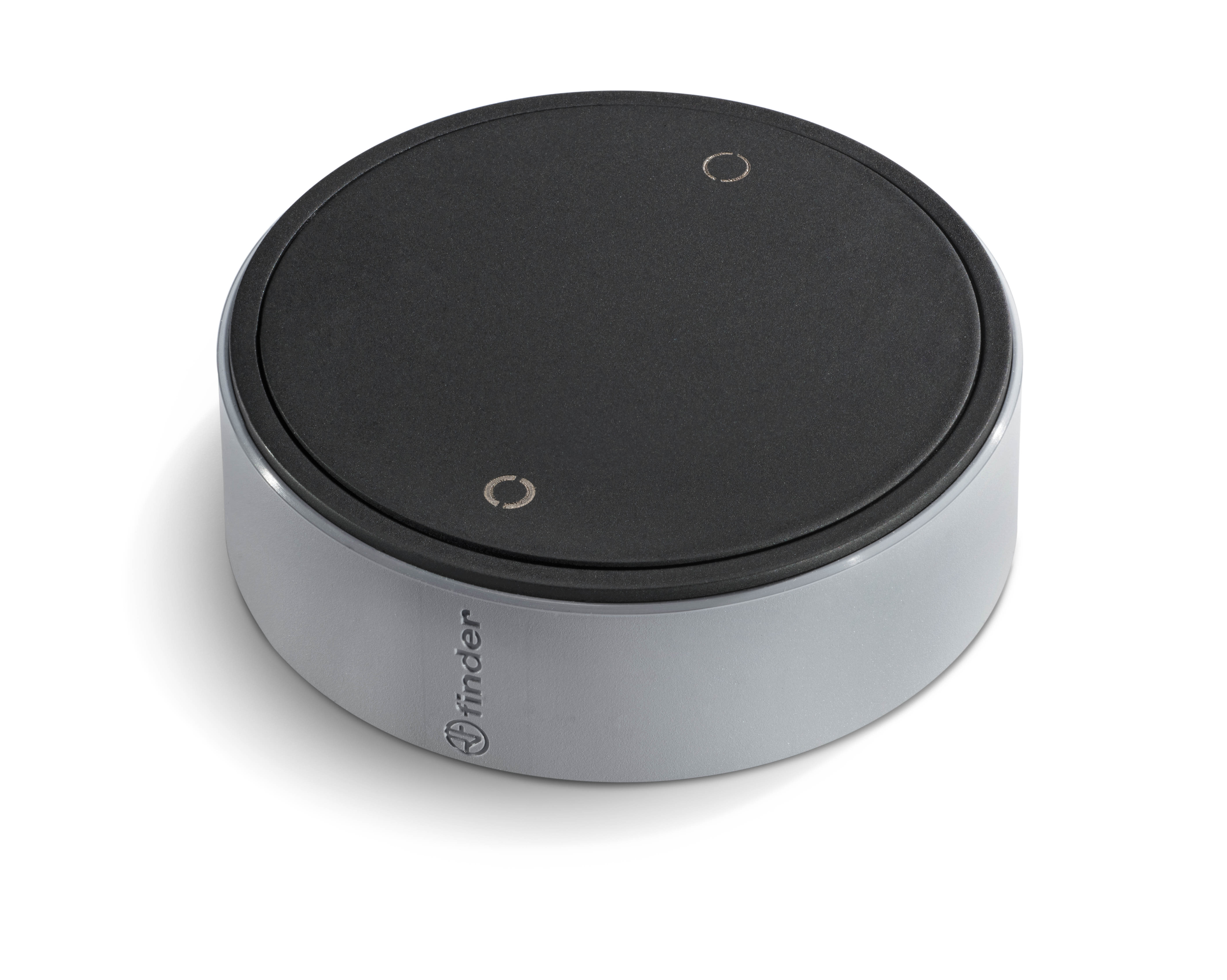 Finder - Bouton poussoir BEYON 2 canaux, YESLY, noir, pose libre, Bluetooth