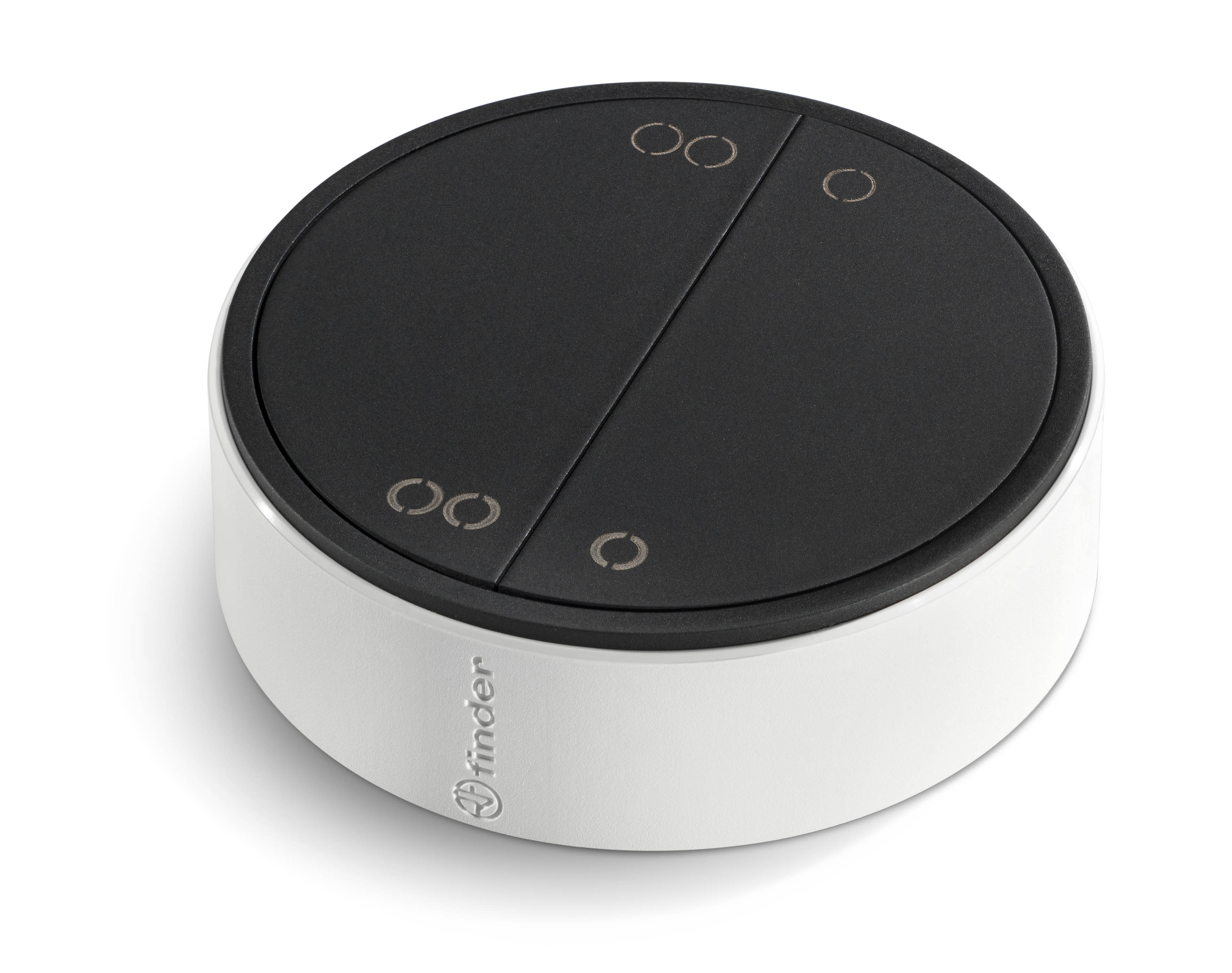 Finder - Bouton poussoir BEYON 4 canaux, YESLY, noir, pose libre, Bluetooth