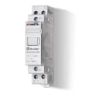 Finder - Télérupteur modulaire 1NO + 1NC 16A 12V AC, AgSnO2
