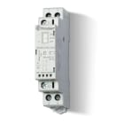 Finder - Contacteur 1NO + 1NC 25A 230V AC/DC, AgSnO2, indicateur méca + LED