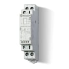 Finder - Contacteur 2NO 25A 60V AC/DC, AgSnO2, indicateur méca + LED