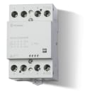 Finder - Contacteur modulaire 3NO + 1NC 40A 24V AC-DC, AgSnO2, indicateur meca