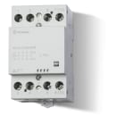 Finder - Contacteur modulaire 3NO + 1NC 40A 110 à 125V AC/DC, AgSnO2, indicateur méca