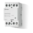 Finder - Contacteur modulaire 3NO+1NC 63A 24V AC-DC, AgSnO2,indicat meca,contact miroir