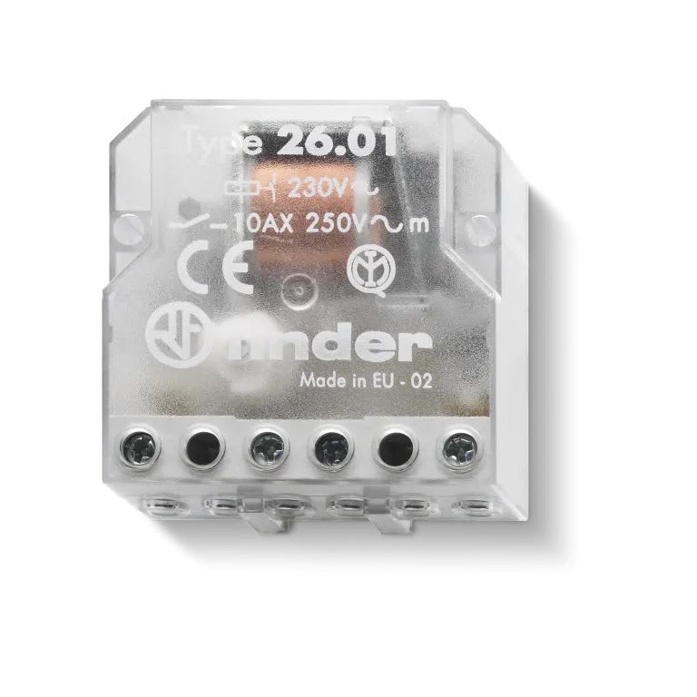 Finder - Télérupteur de boîte 1NO 10A 24V AC