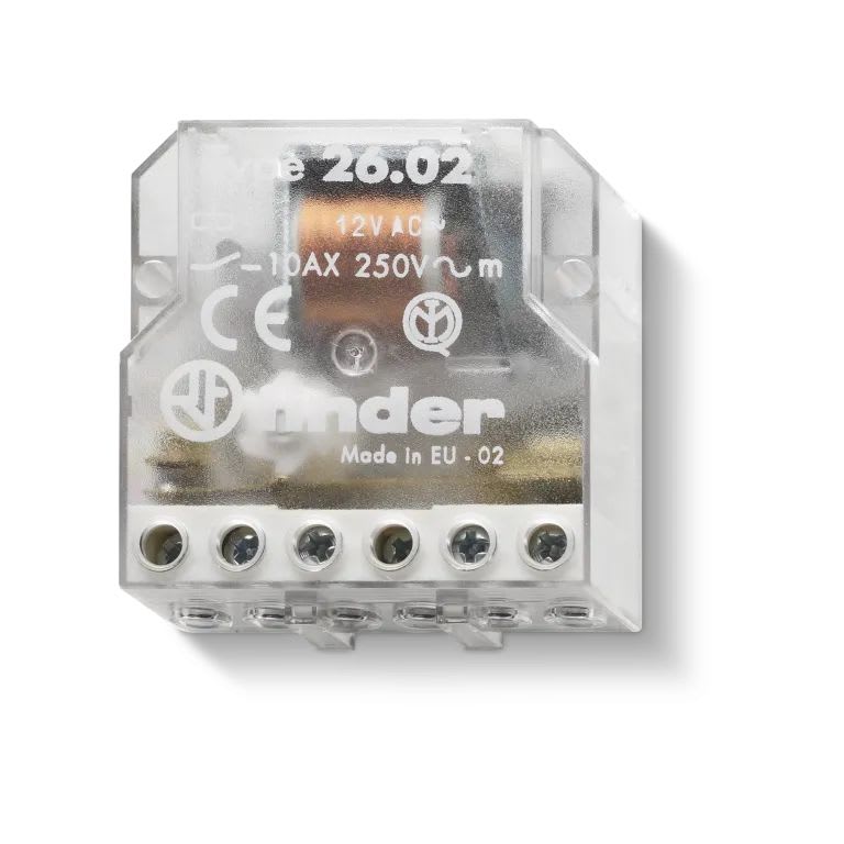 Finder - Telerupteur de boite 2NO 10A 230V AC, commutateur 3 sequences