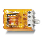 Finder - Telerupteur de boite 1NO 10A 230V AC, alim commune circuits bobine et contacts