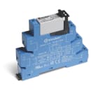 Finder - Interface modulaire à relais 2RT 8A 12V DC sensible, AgNi, bornes à cage