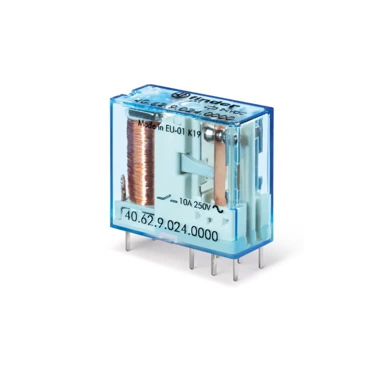 Finder - Relais circuit imprimé 2RT 10A 230V AC, AgNi