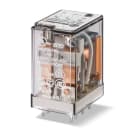 Finder - Relais industriel 2RT 10A 24V DC, AgNi + Au