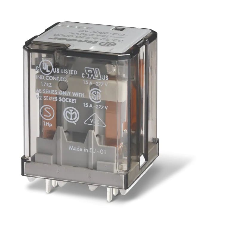 Finder - Relais de puissance CI 3RT 16A 230V AC, AgSnO2