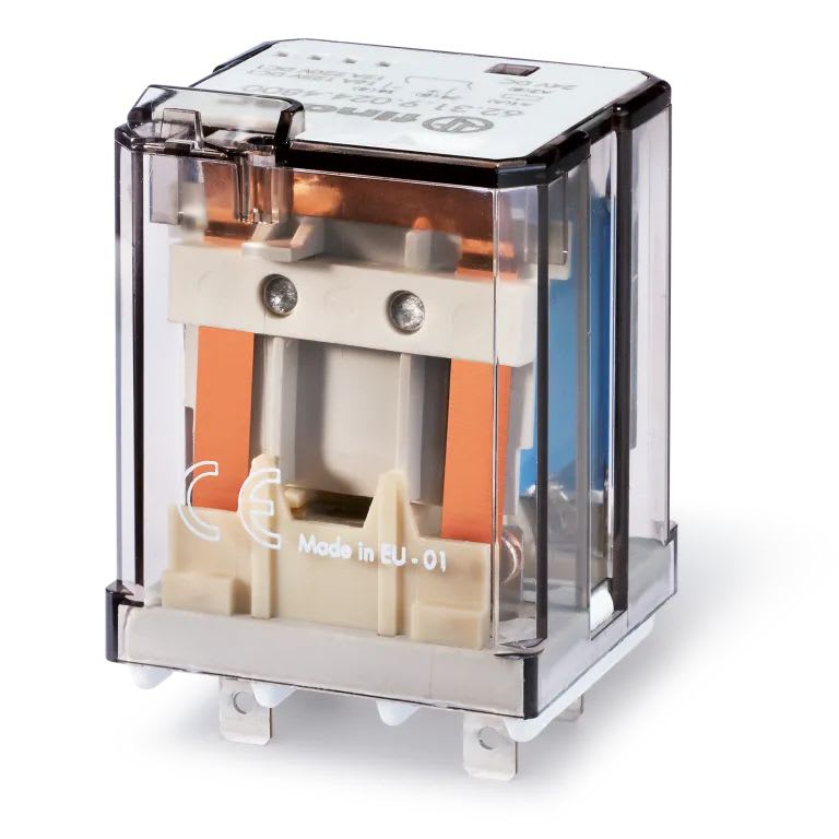 Finder - Relais de puissance 1NO 16A 24V DC à soufflage magnétique