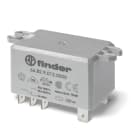 Finder - Relais de puissance 2RT 30A 24V DC, patte de fixation, Faston 250, AgNi