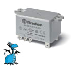 Finder - Relais de puissance 2RT 30A 12V DC, patte de fixation, Faston 250, AgSnO2