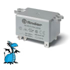 Finder - Relais de puissance 2NO 30A 24V DC, patte de fixation, Faston 250, AgSnO2