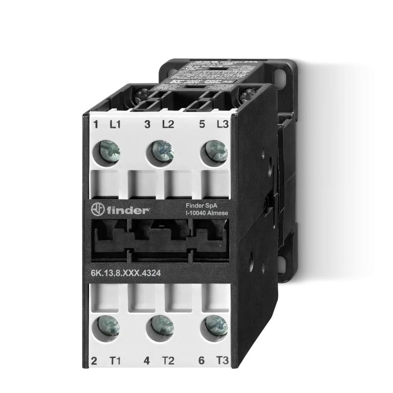 Finder - Contacteur 12V DC 3NO 32A 400V AC3 - 15kW AC3