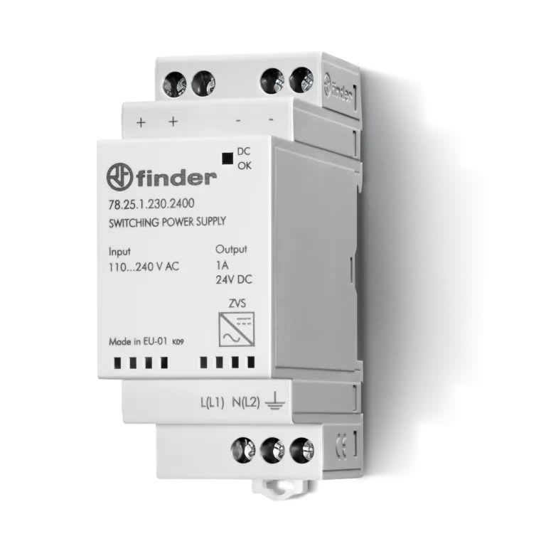 Finder - Alim modul. 110 240VAC S:24VDC 25W 1A LG 35mm