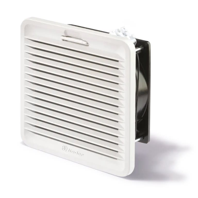 Finder - Ventilateur à filtre taille 4, 230V AC, 400m3/h, Push-in, IP54 ext, flux inv