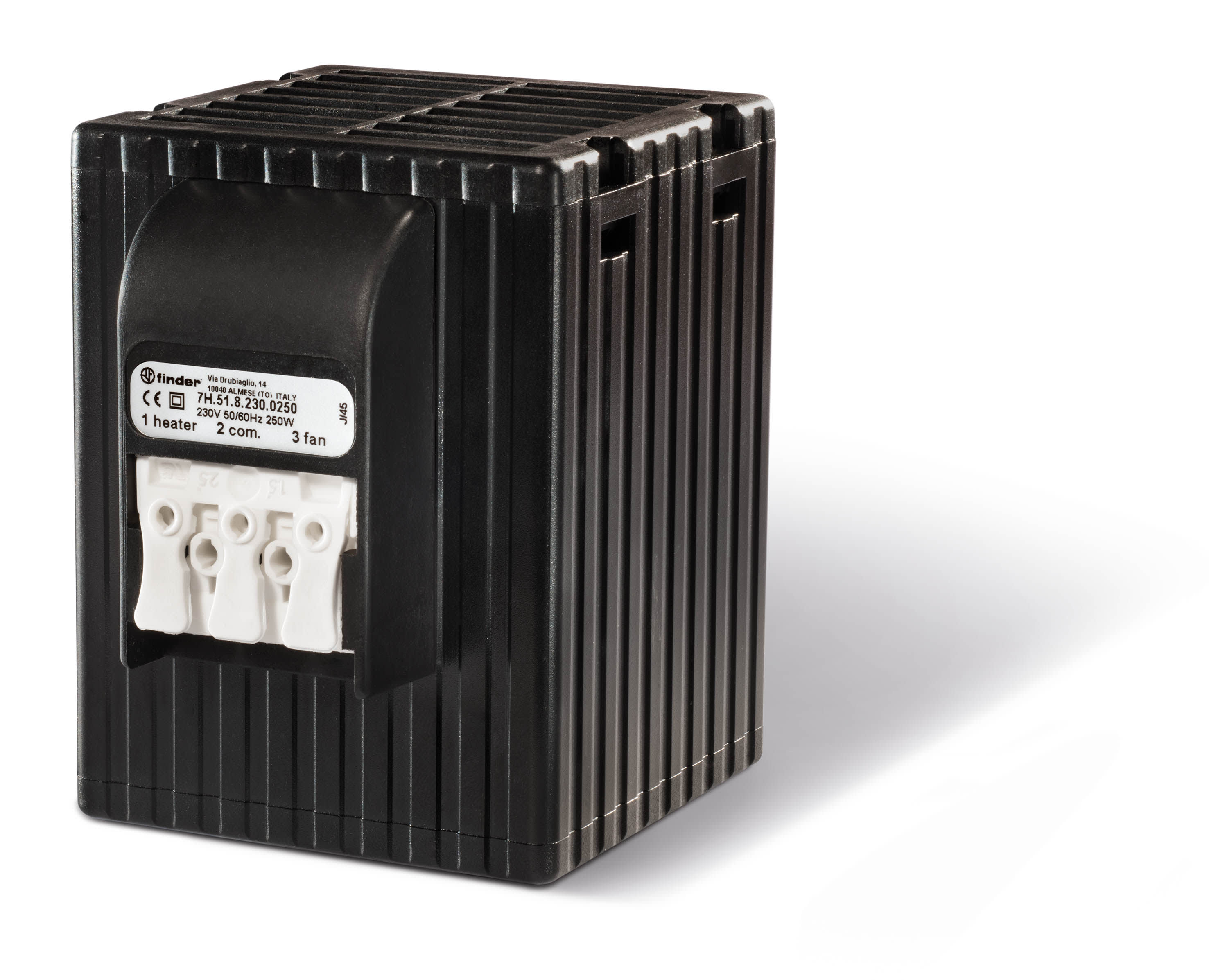 Finder - Resistance chauffante 230V AC 250W avec ventilation, bornes à cage