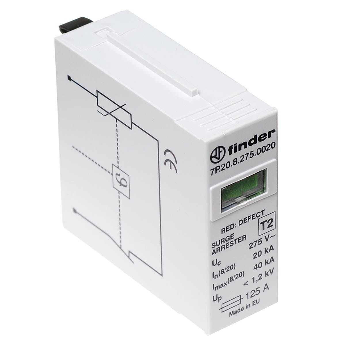 Finder - Cart rempla varist Paraf 75V 15kA 0,4kV