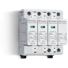 Finder - Paraf T2 tetra, 3 varistors + éclateur, 230V, In20kA, Up1,2kV,Télésignalisation