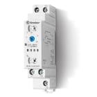 Finder - Tempo fonction SD multitension 2NO 6A 12-240V AC-DC, de 0,1s a 20 min