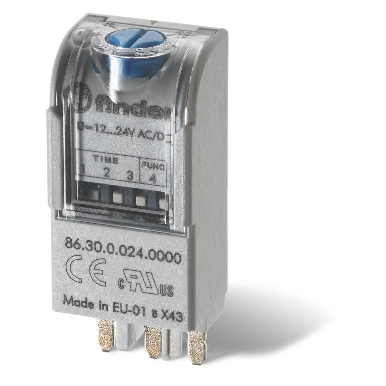 Finder - Module tempo bi-fonction AI + DI 110-125V AC/DC, de 0,05s à100h