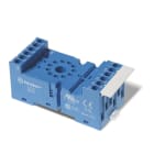 Finder - Support 10A 250V pour série 6013, bleu, étrier métal, à cage