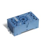 Finder - Support 10A 250V pour séries 6013, 8802, bleu, étrier métal, à cage