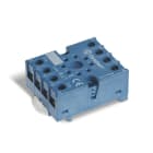 Finder - Support 10A 250V pour 6013, 8802, bleu, étrier métal, à vis
