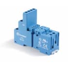 Finder - Support 10A 250V série 5532, bleu, étrier métal, bobine et contacts séparés