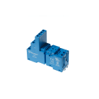 Finder - Support 10A 250V serie 5534, bleu, etrier metal, bobine et contacts separes