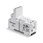 Finder - Support 10A 250V série 5534, étrier métal, bobine /contact séparé, ferroviaire