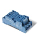 Finder - Support 10A 250V série 5532, bleu, étrier métal, à vis
