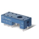 Finder - Support CI 12A 250V séries 4051,4052, 4061, bleu, étrier métallique
