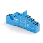 Finder - Support 10A 250V séries 4051, 52, 4061, bleu, étrier métallique, Push-in