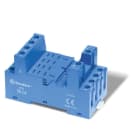 Finder - Support 12A 250V série 5632, bleu, étrier métallique, à cage