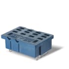 Finder - Support circuit imprimé 15A 250V série 5634, bleu