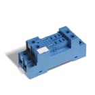 Finder - Support 12A 250V série 5632, bleu, étrier métallique, à vis