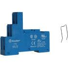 Finder - Support 10A 250V série 4031 bleu, étrier métallique, à cage
