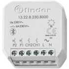 Finder - Actionneur multifonction YESLY 2NO 6A 230V AC, Bluetooth, a encastrer