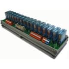 Finder - Module interface 16 relais, 1RT 10A 24V DC, série 4051, raccord HE10, à ressort