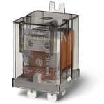 Finder - Relais de puissance 1NO 30A 24V DC, sans patte de fixation, Faston 250, AgSnO2