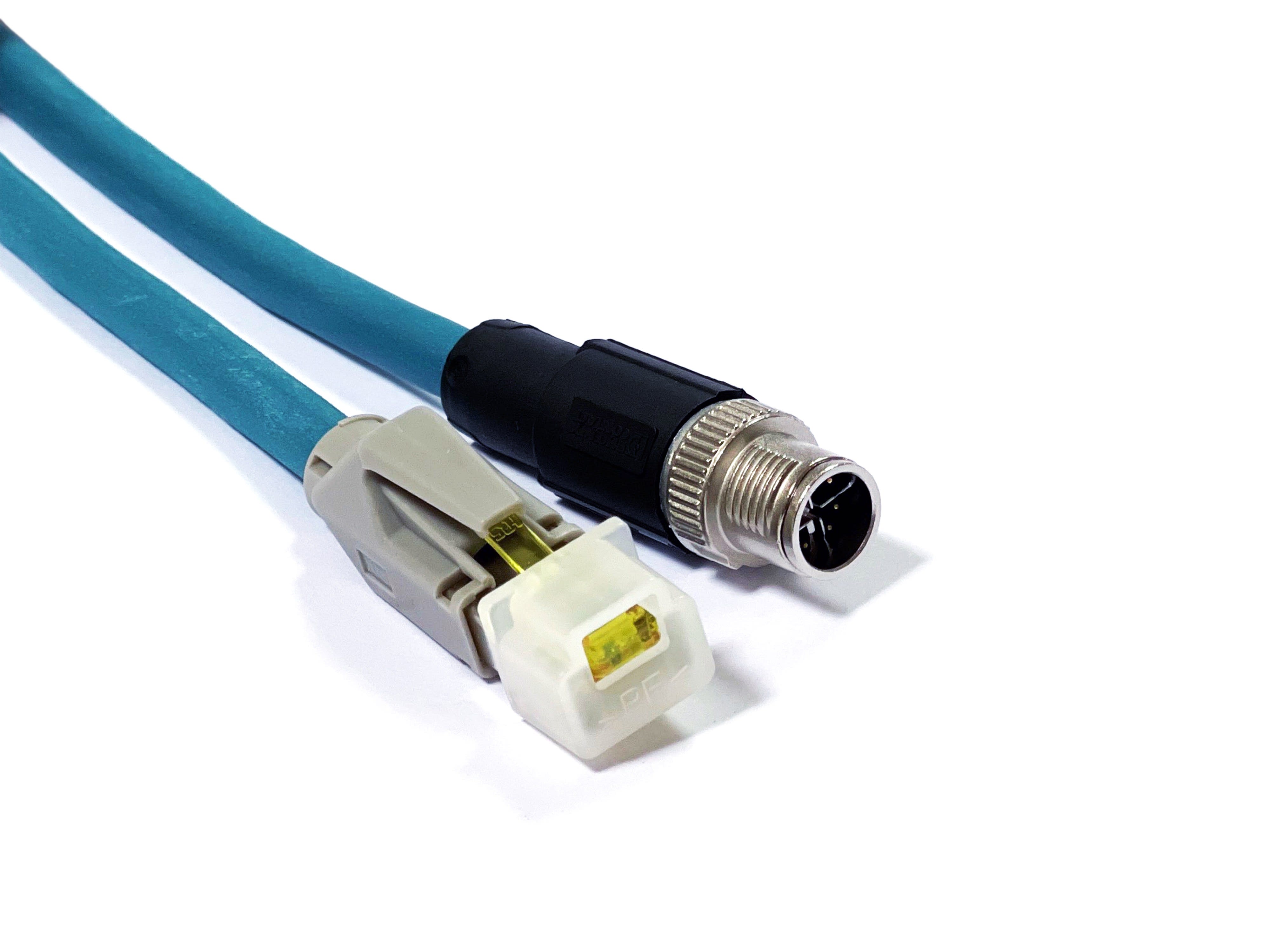 Acksys - Câble Ethernet Ultra Lock M12 codage X 8 brins 2m