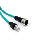 Acksys - Cable Ethernet Ultra Lock M12 4 brins 2m