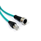 Acksys - Câble Ethernet Ultra Lock M12 4 brins 2m